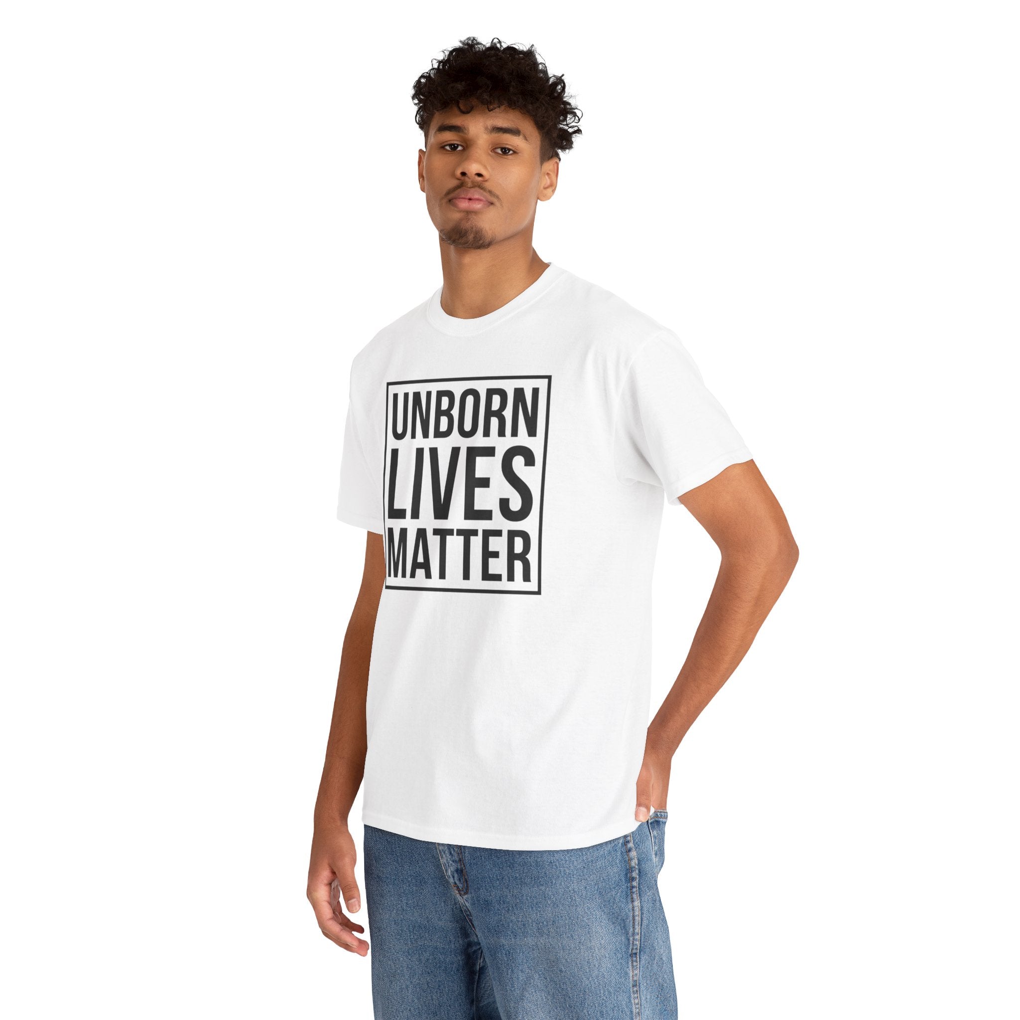 UNBORN LIVES MATTER unisex cotton tee