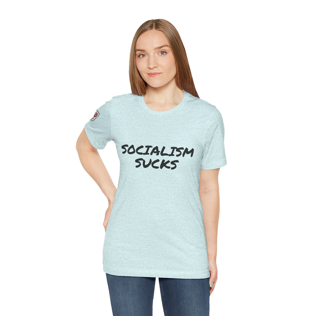 SOCIALISM SUCKS Unisex Jersey Short Sleeve Tee