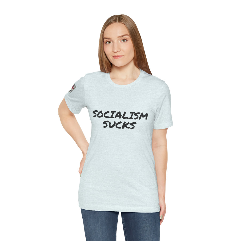 SOCIALISM SUCKS Unisex Jersey Short Sleeve Tee