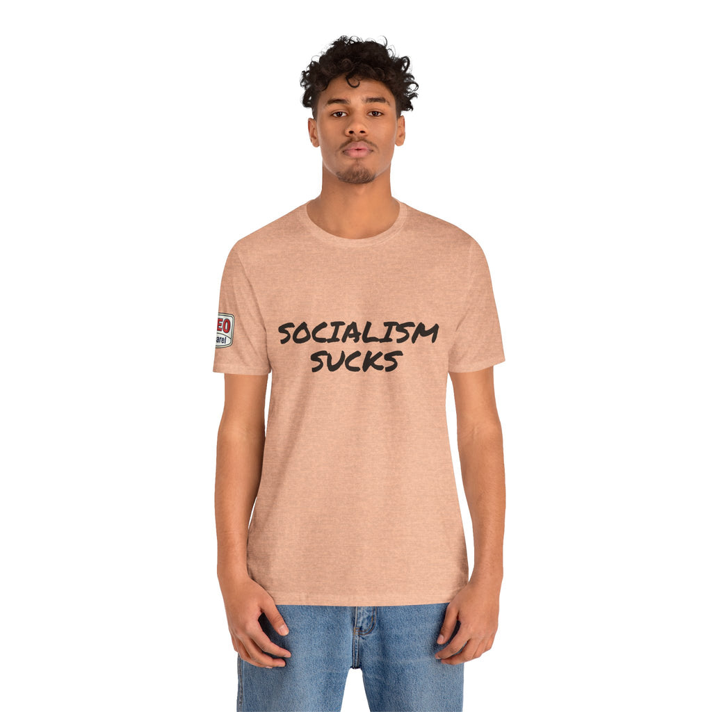 SOCIALISM SUCKS Unisex Jersey Short Sleeve Tee