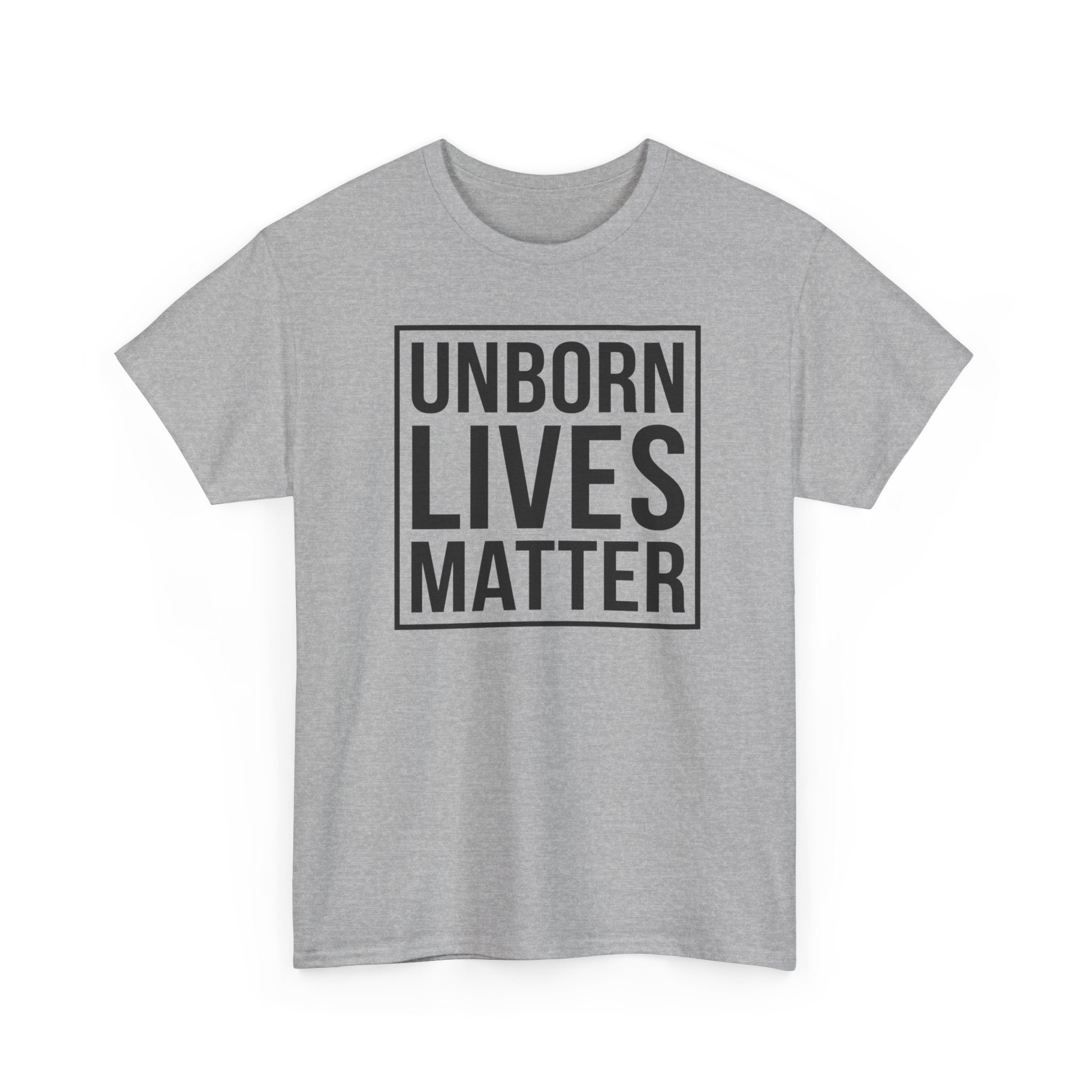 UNBORN LIVES MATTER unisex cotton tee