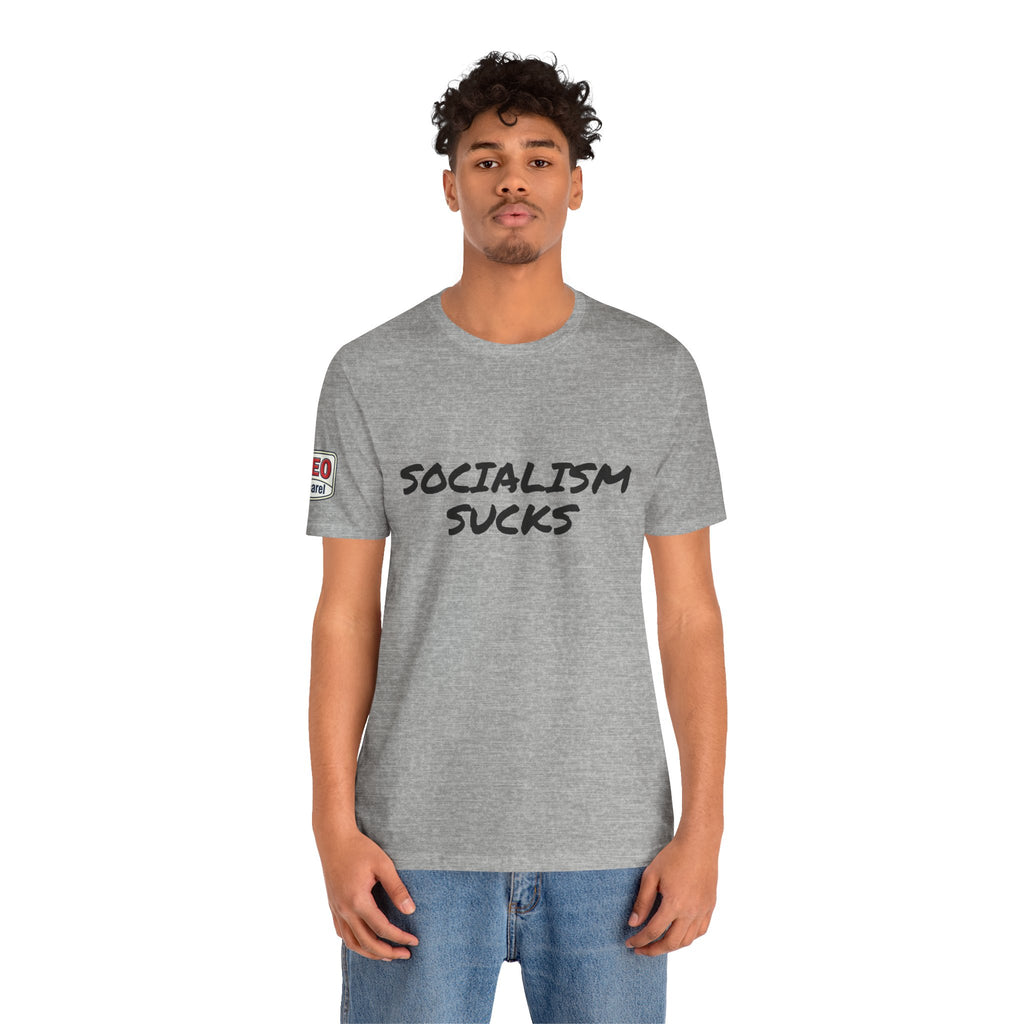 SOCIALISM SUCKS Unisex Jersey Short Sleeve Tee