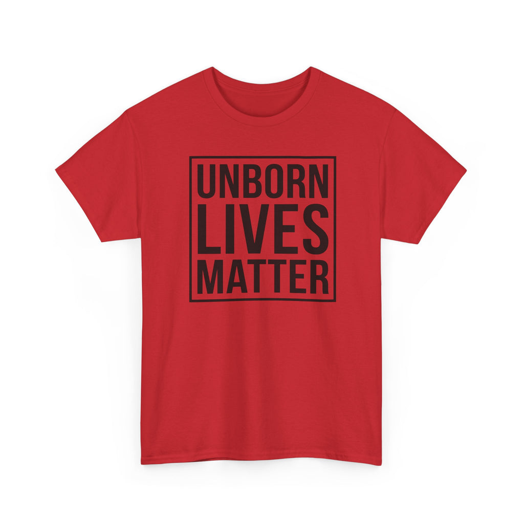 UNBORN LIVES MATTER unisex cotton tee
