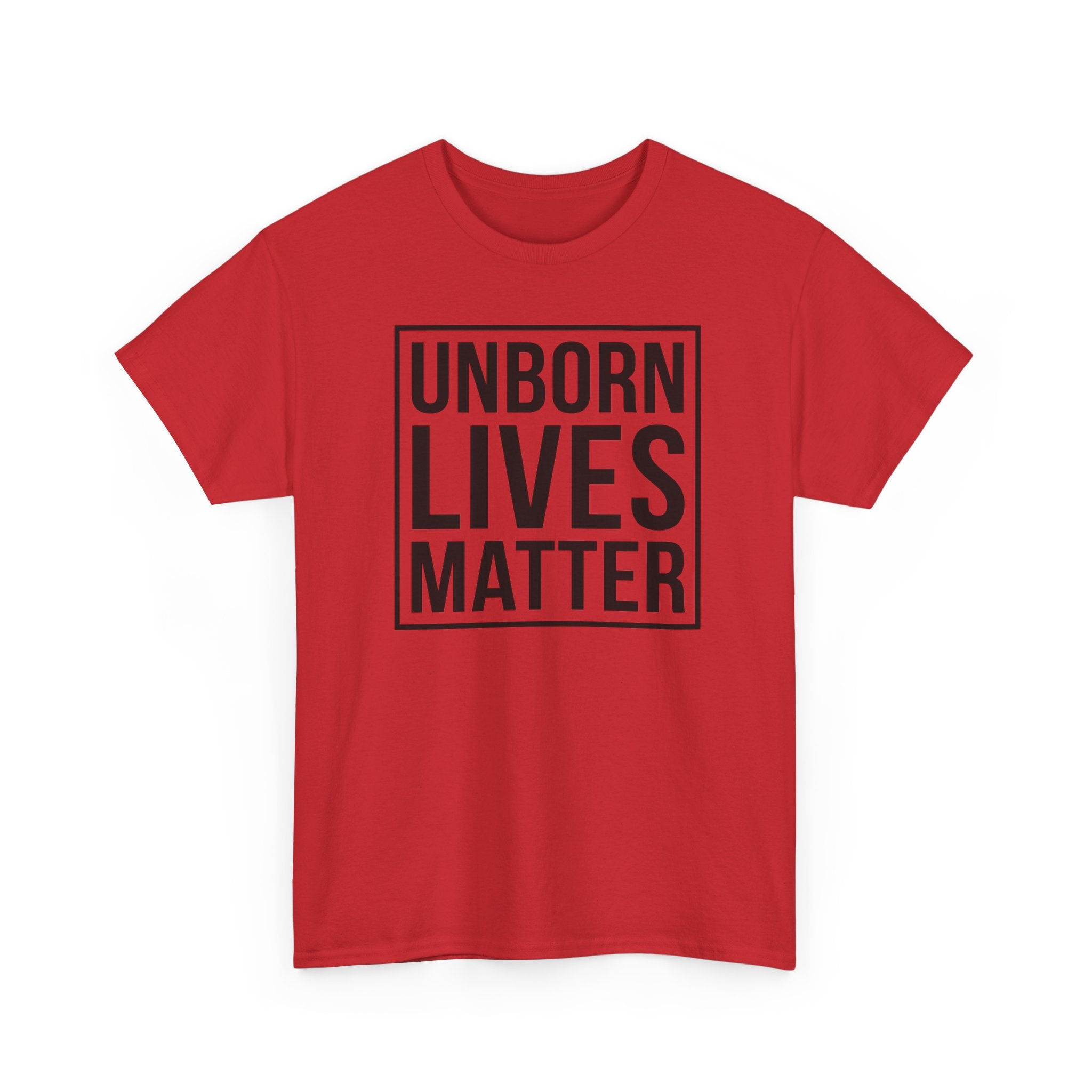 UNBORN LIVES MATTER unisex cotton tee