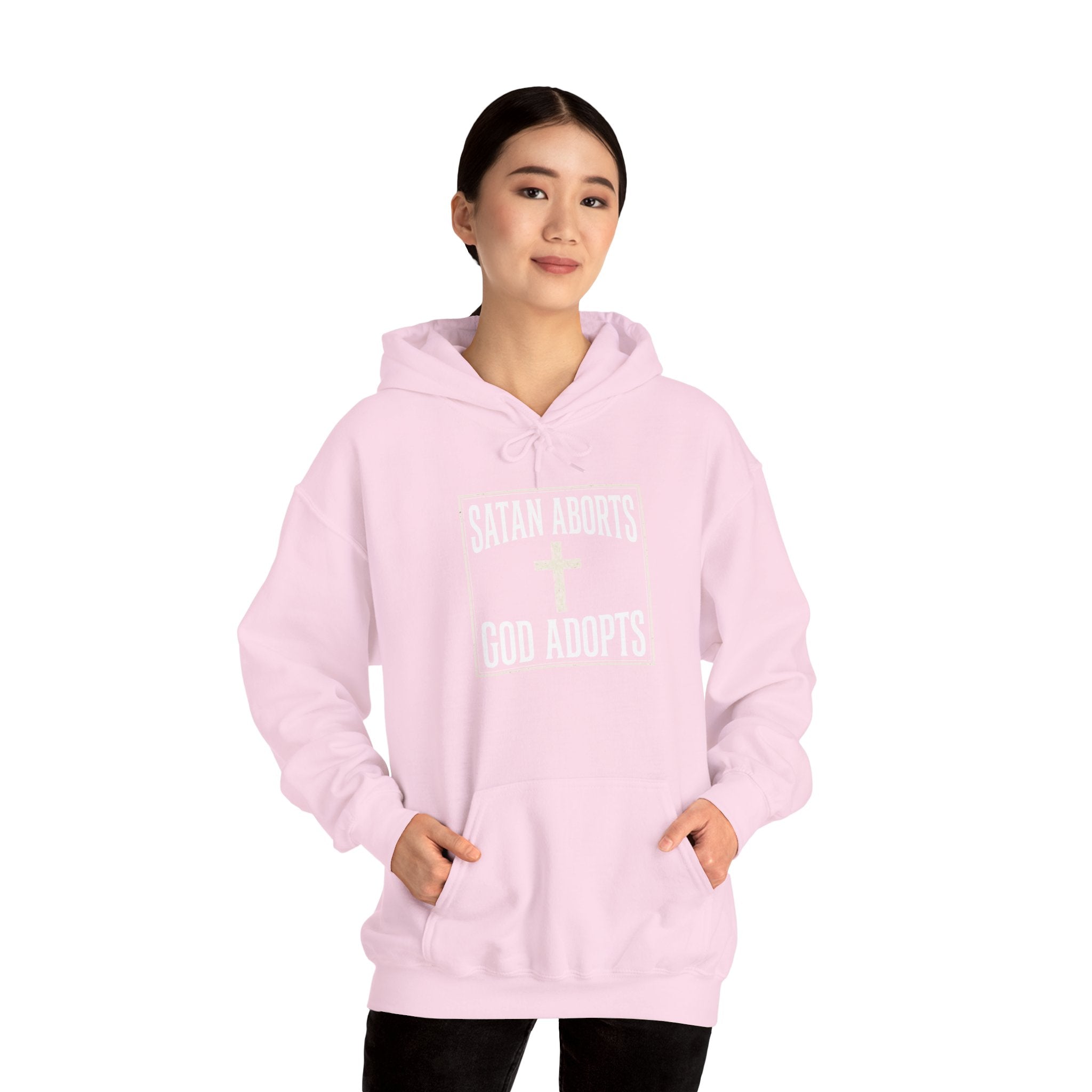 SATAN VS JESUS Unisex Heavy Blend™ Hooded Sweatshirt