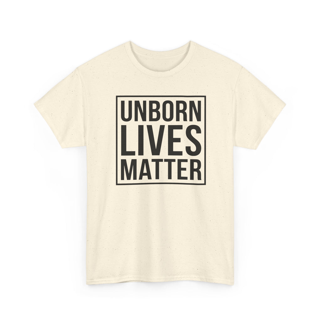 UNBORN LIVES MATTER unisex cotton tee