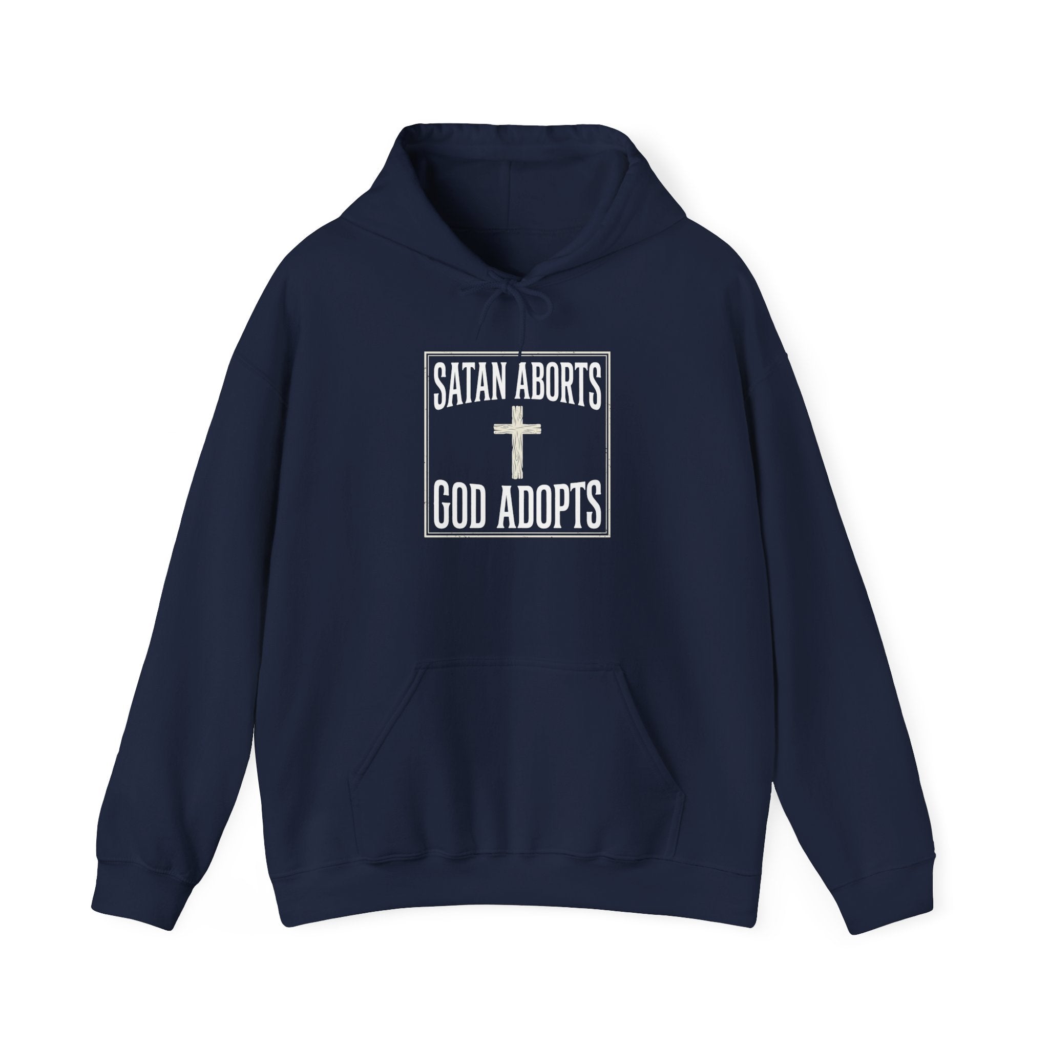 SATAN VS JESUS Unisex Heavy Blend™ Hooded Sweatshirt
