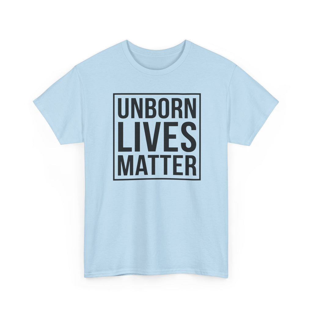 UNBORN LIVES MATTER unisex cotton tee