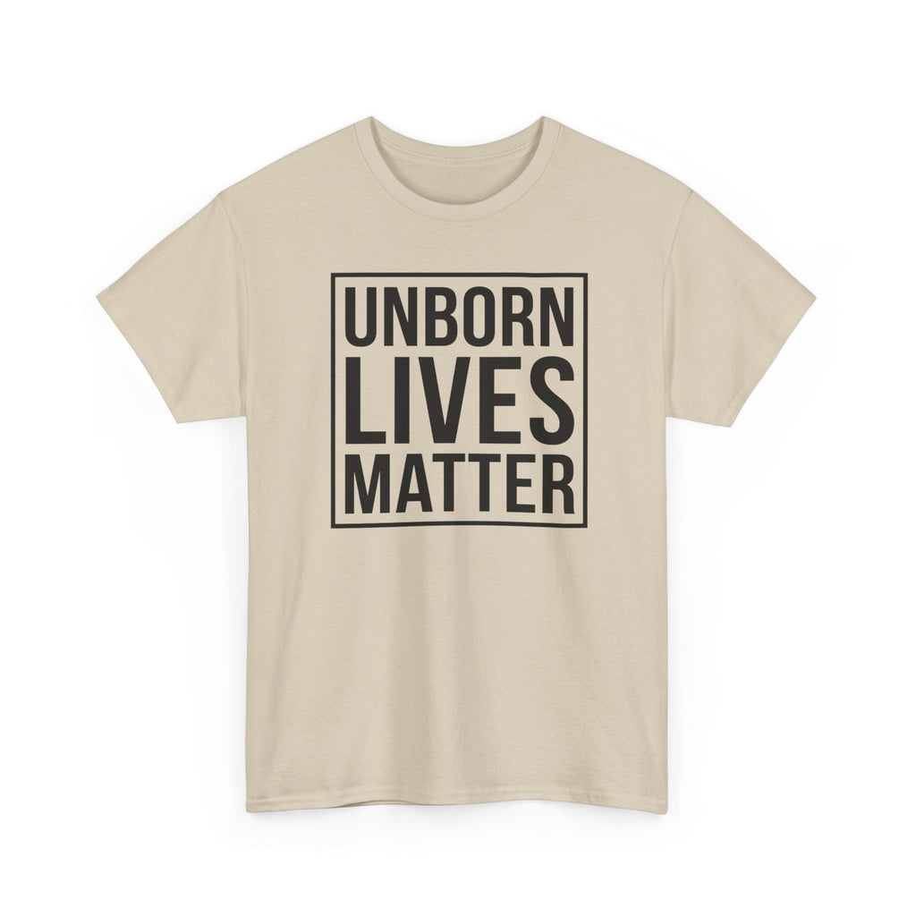 UNBORN LIVES MATTER unisex cotton tee